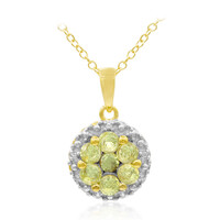 Peridot Silver Necklace