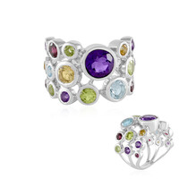 Sky Blue Topaz Silver Ring