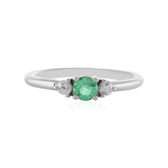 Ethiopian Emerald Silver Ring