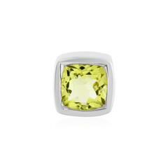 Lemon Quartz Silver Pendant