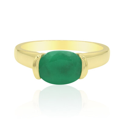 9K Zambian Emerald Gold Ring