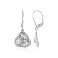 I3 (H) Diamond Silver Earrings
