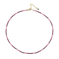 Indian Garnet Silver Necklace