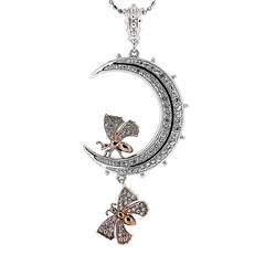 Zircon Silver Necklace (Dallas Prince Designs)