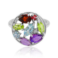 Sky Blue Topaz Silver Ring