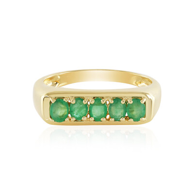 Socoto Emerald Silver Ring