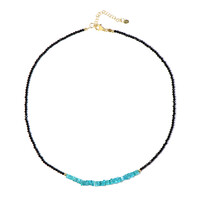 Blue Apatite Silver Necklace