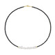White Quartz Silver Necklace