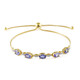 Tanzanite Silver Bracelet