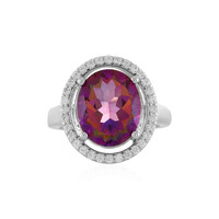 Purple Mystic Topaz Silver Ring