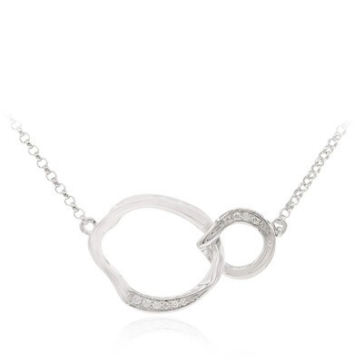 I1 (G) Diamond Silver Necklace (Annette)