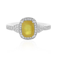 Madagascar Yellow Sapphire Silver Ring