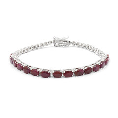 Ruby Silver Bracelet