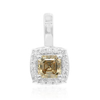 18K SI1 Argyle Cognac Diamond Gold Pendant (Mark Tremonti)