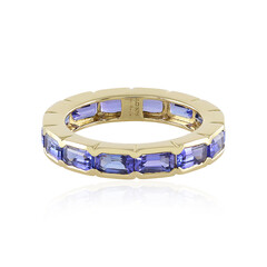 9K AAA Tanzanite Gold Ring (de Melo)