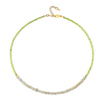 Peridot Silver Necklace