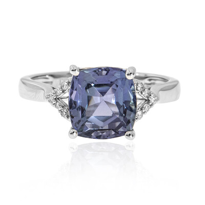 14K Unheated Tanzanite Gold Ring (CIRARI)