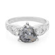 Snowflake Obsidian Silver Ring