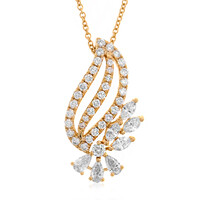 14K Flawless (F) Diamond Gold Necklace (LUCENT DIAMONDS)