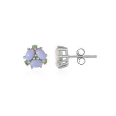 Australian Opal Silver Earrings
