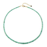 Emerald Silver Necklace
