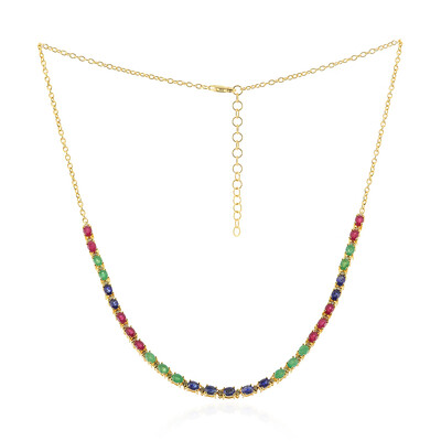 Madagascar Ruby Silver Necklace