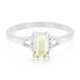 Canary Kunzite Silver Ring