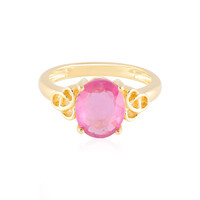 Madagascar Pink Sapphire Silver Ring