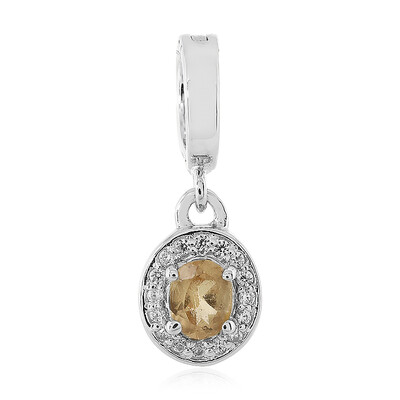Imperial Garnet Silver Pendant