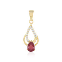 Madagascar Ruby Silver Pendant
