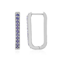 Tanzanite Silver Earrings