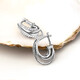 Flawless (F) Diamond Platinum Earrings (LUCENT DIAMONDS)