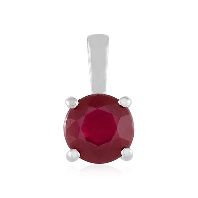 Bemainty Ruby Silver Pendant