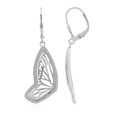 Zircon Silver Earrings