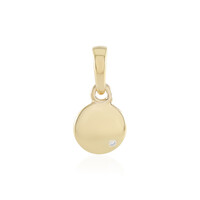 I2 (I) Diamond Silver Pendant