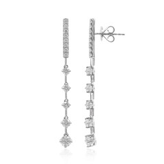 14K SI2 (H) Diamond Gold Earrings (CIRARI)