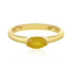 Madagascar Yellow Sapphire Silver Ring