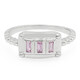Ceylon Pink Sapphire Silver Ring