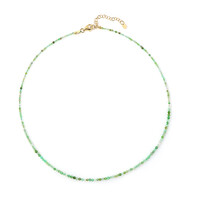 Chrysoprase Silver Necklace
