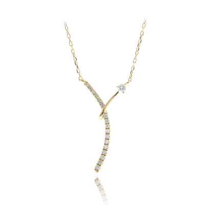 14K I1 (H) Diamond Gold Necklace (CIRARI)