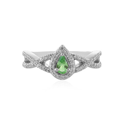 Tsavorite Silver Ring