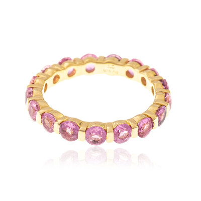 Madagascar Pink Sapphire Silver Ring