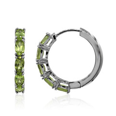 Peridot Silver Earrings