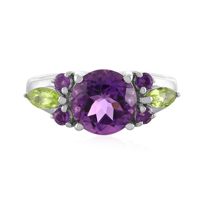 Uruguayan Amethyst Silver Ring