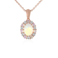 Welo Opal Silver Necklace