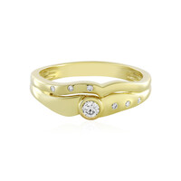 9K Flawless (F) Diamond Gold Ring (LUCENT DIAMONDS)