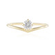 9K IF (G) Diamond Gold Ring (de Melo)