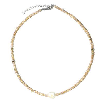 Freshwater pearl Silver Necklace (TPC)
