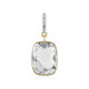 9K White Topaz Gold Pendant