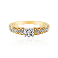 14K SI1 (G) Diamond Gold Ring